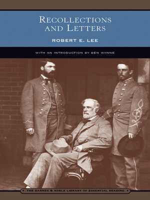 cover image of Recollections and Letters (Barnes & Noble Library of Essential Reading)